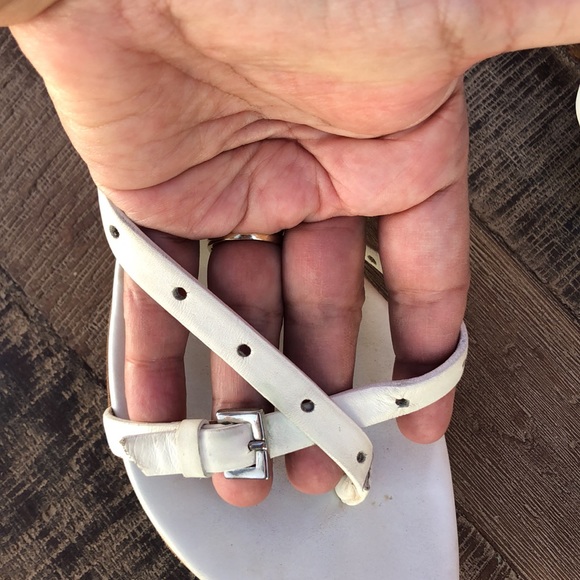 Giuseppe Zanotti Design white sandal heels size 7.5 - Picture 3 of 9